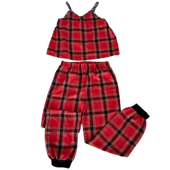 TREASURE & BOND Girls' Flannel Two-piece Pajamas set. - Picture 1 of 10